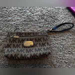 Michael Kors Metallic Gold Wristlet
